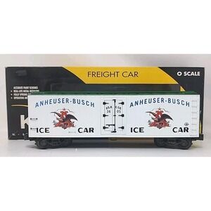 K-Line K762 *Note* Scale O Anheuser Busch Budweiser Car WoodSideReefer 3605 U278